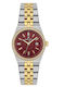 Daniel Klein Womens Battery Watch with Silver Metal Bracelet