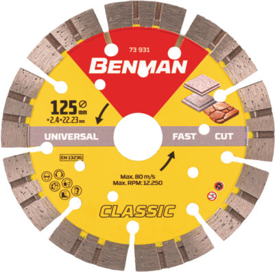 Benman Benman Allgemeiner Schleifscheibe Für Baumaterialien 230mm