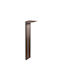VK Lighting LED Outdoor Floor Lamp 10W With Warm White Light IP65 Gray
