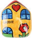 Ceramic Magnet Synchronia House Yellow