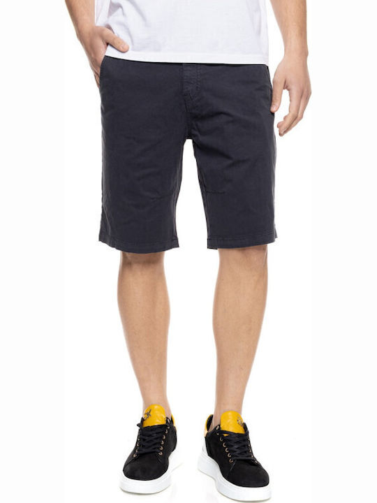Biston Herren Shorts Marineblaue Bermuda