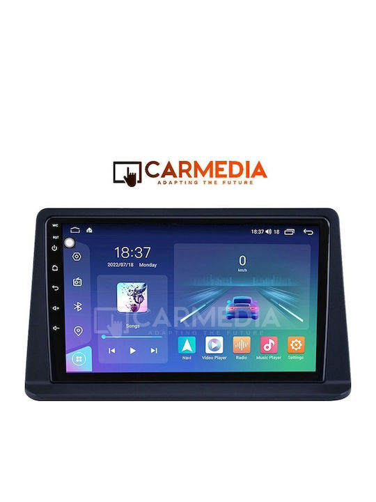 Carmedia Ηχοσύστημα Αυτοκινήτου για Mitsubishi Pajero 1999-2006 (Bluetooth/USB/WiFi/GPS/Apple-Carplay/Android-Auto) με Οθόνη Αφής 9"