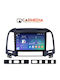 Carmedia Car Audio System for Hyundai Santa Fe 2006-2013 Bluetooth USB WiFi GPS Apple CarPlay Android Auto with 9" Touch Screen