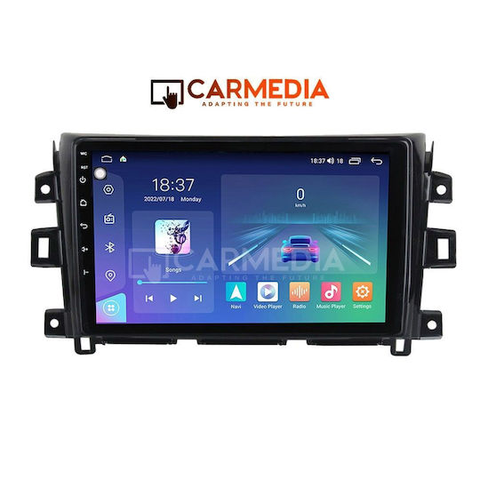 Carmedia Ηχοσύστημα Αυτοκινήτου για Nissan Navara 2016 (Bluetooth/USB/WiFi/GPS/Apple-Carplay/Android-Auto) με Οθόνη Αφής 9"