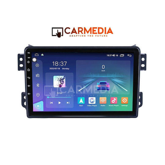 Carmedia Ηχοσύστημα Αυτοκινήτου για Opel Agila Suzuki Splash 2008 (Bluetooth/USB/WiFi/GPS/Apple-Carplay/Android-Auto) με Οθόνη Αφής 9"