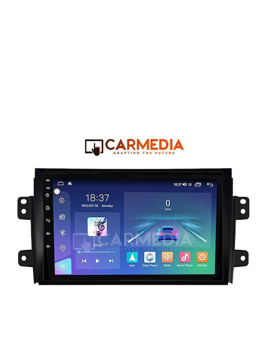 Carmedia Car Audio System for Fiat Sedici Suzuki SX4 2005-2013 Bluetooth USB WiFi GPS Apple CarPlay Android Auto with 9" Touch Screen