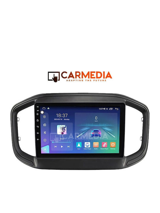 Carmedia Car Audio System for Fiat Strada 2020 (Bluetooth/USB/WiFi/GPS/Apple CarPlay/Android Auto) with 9" Touch Screen