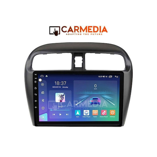 Carmedia Автомобилна Аудио Система за Mitsubishi Space Star 2013-2020 (Bluetooth/USB/WiFi/GPS/Apple CarPlay/Android Auto) с Touch Screen 9"