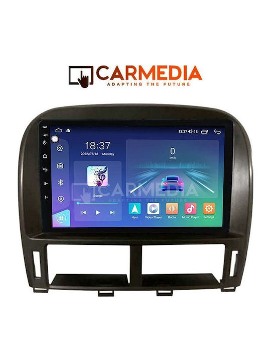 Carmedia Car Audio System for Lexus LS 2000-2006 Bluetooth USB WiFi GPS Apple CarPlay Android Auto with 9" Touch Screen