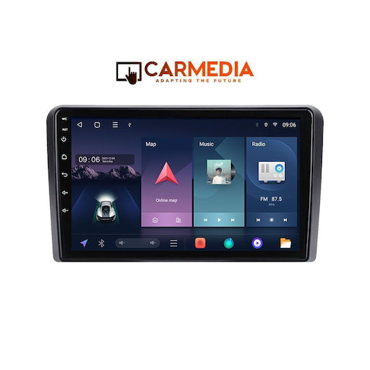 Carmedia Car Audio System for Toyota Corolla Verso 2000-2004 with Touch Screen 9 inches Bluetooth USB Wi-Fi GPS Apple CarPlay Android Auto