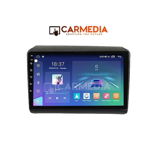 Carmedia Ηχοσύστημα Αυτοκινήτου για Peugeot Boxer Fiat Ducato Citroen Jumper 2006-2011 (Bluetooth/USB/WiFi/GPS/Apple-Carplay/Android-Auto) με Οθόνη Αφής 9"