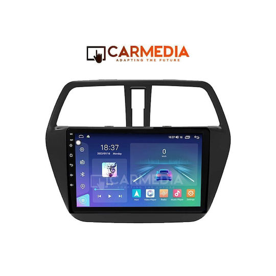 Carmedia Car Audio System for Suzuki SX4 S-Cross 2014 Bluetooth USB WiFi GPS Apple CarPlay Android Auto with 9" Touch Screen