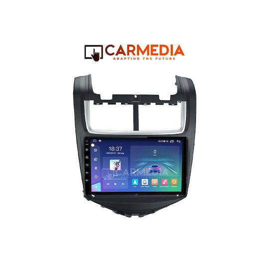 Carmedia Автомобилен Аудио Система За Chevrolet Aveo 2014-2017 Bluetooth USB WiFi GPS Apple CarPlay Android Auto С Touch Screen 9"