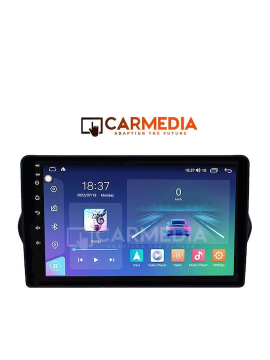 Carmedia Car Audio System for Fiat Tipo 2015-2018 Bluetooth USB WiFi GPS Apple CarPlay Android Auto with 9" Touch Screen