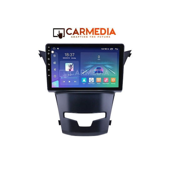 Carmedia Car Audio System for Ssangyong Korando 2014 Bluetooth USB WiFi GPS Apple CarPlay Android Auto with 9" Touch Screen