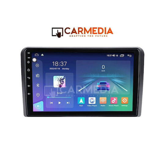 Carmedia Ηχοσύστημα Αυτοκινήτου για Dacia Duster 2012-2022 (Bluetooth/USB/WiFi/GPS/Apple-Carplay/Android-Auto) με Οθόνη Αφής 9"