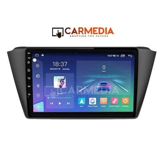 Carmedia Car Audio System for Skoda Fabia 2015 (Bluetooth/USB/WiFi/GPS/Apple CarPlay/Android Auto) with 9" Touch Screen
