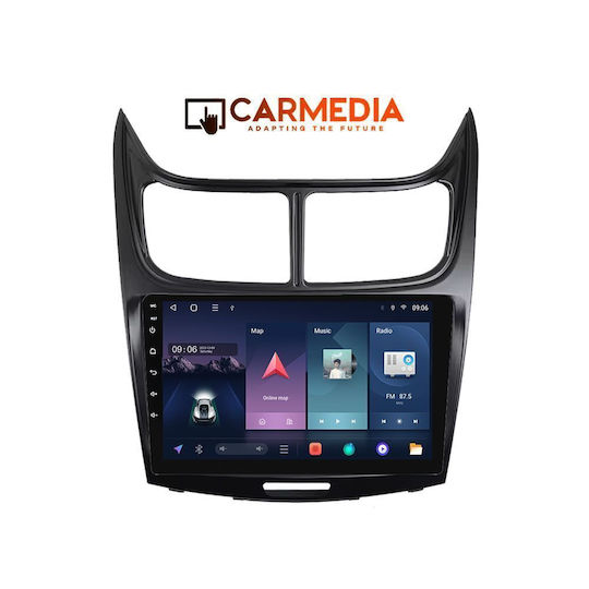Carmedia Car Audio System for Chevrolet Sail 2009-2014 (Bluetooth/USB/WiFi/GPS/Apple CarPlay/Android Auto) with 9" Touch Screen