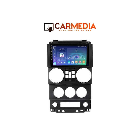 Carmedia Car Audio System for Jeep Wrangler 2006-2011 Bluetooth USB WiFi GPS Apple CarPlay Android Auto with 9" Touch Screen