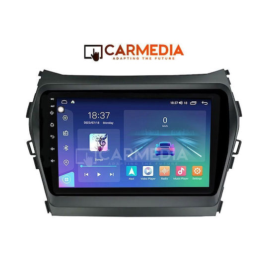 Carmedia Car Audio System for Hyundai iX45 2013-2017 Bluetooth USB WiFi GPS Apple CarPlay Android Auto with 9" Touch Screen