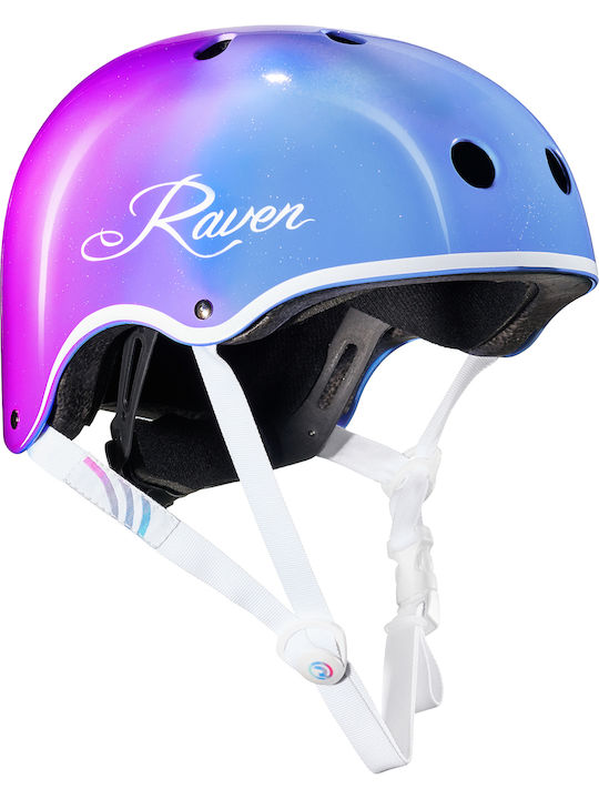 Raven Kids Bike and Scooter BMX Helmet Purple