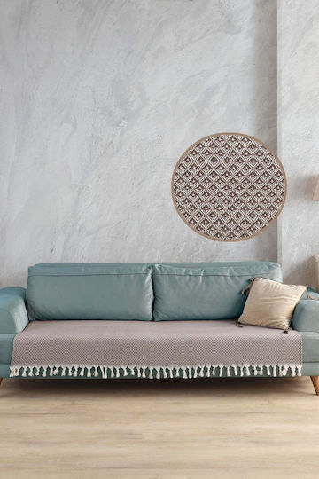 SteweHome Πολυθρόνας Π115xΜ201cm Καφέ SteweHome Πολυθρόνας Π115xΜ201cm Καφέ
