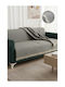 SteweHome Рихтари Фотьойл Throw 170x210см Сив