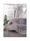SteweHome Armchair Throw 180x200cm Purple