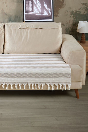 SteweHome Πολυθρόνας Π115xΜ201cm Μπεζ SteweHome Πολυθρόνας Π115xΜ201cm Μπεζ