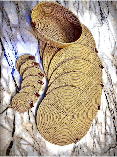 SteweHome Tischsets Korbweide 33x33cm 13 Stück