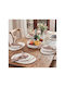 SteweHome Tischsets Korbweide Beiges 40x30cm 7 Stück