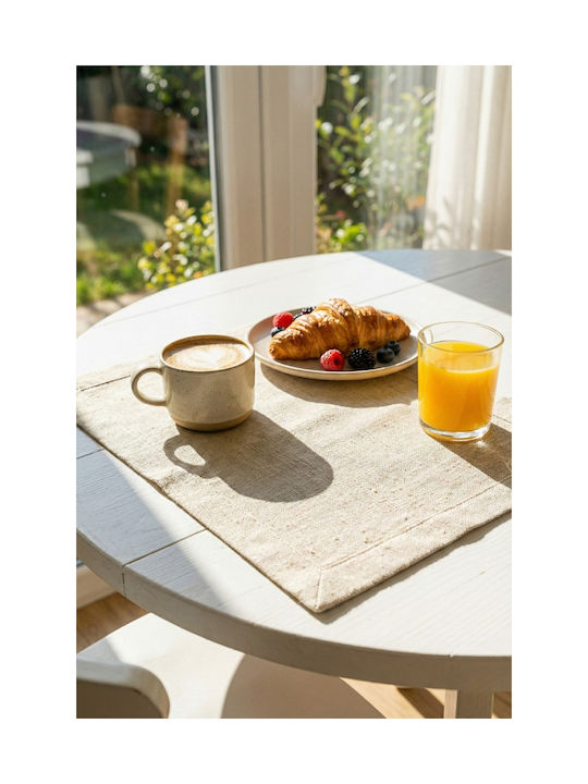 SteweHome Σουπλά Υφασμάτινο Μπεζ 45x35cm 6τμχ