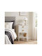 Wooden Gold Bedside Table 40x35x70cm