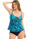Set Bikini Floral Empremé
