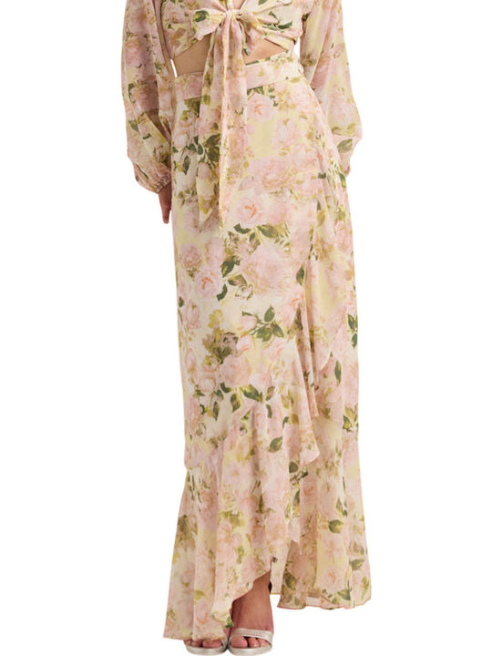 Enzzo Maxi Pink Skirt