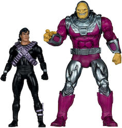 Dc Multiverse Megafig Figură de Acțiune Mongul Vs Superman Return Superman Înălțime 25cm 2-pack