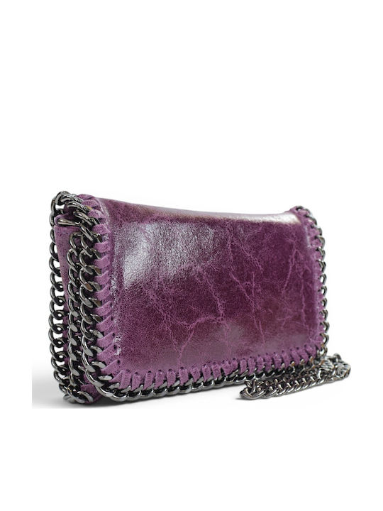 Passaggio Leather Leather Women's Purple Should...