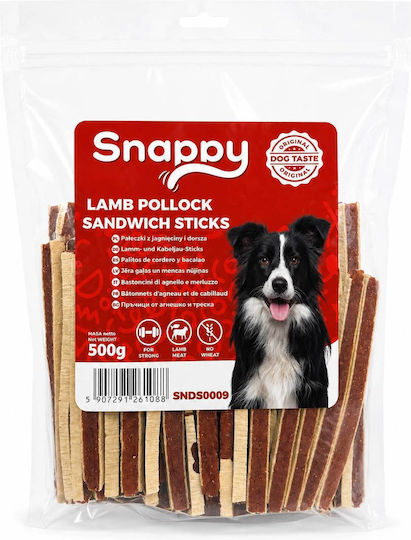 Snappy Вкусна Лакомство За Куче С Агнешко И Треска 500гр