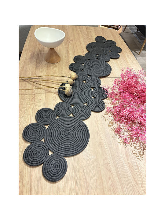 SteweHome Ράνερ Βαμβακερό Ψάθας 30x120εκ.