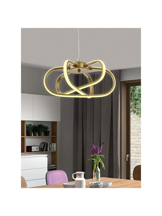 SteweHome Висящо Осветително Тяло Многоцветно LED 36x36x61см