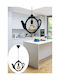 SteweHome Black Pendant Ceiling Light with E27 Socket 60x42x51cm
