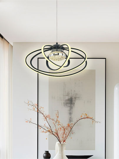 SteweHome Κρεμαστό Φωτιστικό Πολύχρωμο LED 50x50x61εκ.