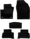 Car Mats Carpet Economy Quality Black Compatible Toyota C-HR Model 2023-Present 5 Pieces