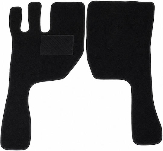 Car Mats Carpet Medium Quality Black Volvo Fh4 Model 2012 Plus 2 Pieces
