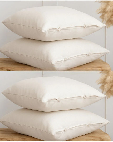 SteweHome Set Kissenbezüge Beige 50x70cm