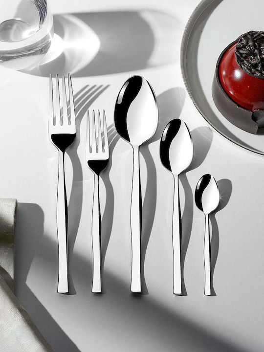 SteweHome Cutlery Set Stainless Steel Gray 60 Pieces
