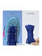 Shoelaces For Sports Shoes Oval Royal Blue 120 Cm
