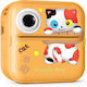 Wozinsky WDT-05 Kinder Kompaktkamera mit Thermodruck Orange