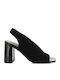 Leather Heels With High Heel Black