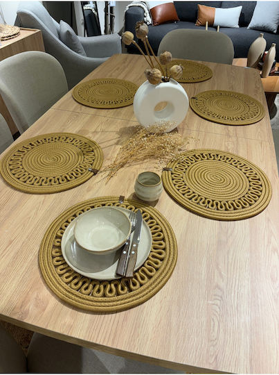 SteweHome Tischsets Korbweide 33x33cm 6 Stück